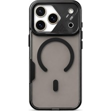 Mopal Rec Serisi | iPhone 15 Pro Uyumlu Magsafe Özellikli Sert Kılıf | Kamera Korumalı