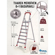 Erol Teknik Tuarek Merdiven 6 Basamaklı