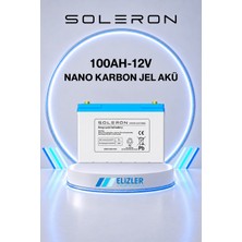 Soleron 100AH 12V Nano Karbon Jel Akü