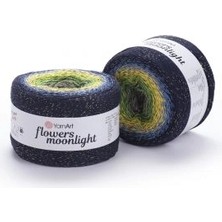 Yarnart Flowers Moonlight Renkli Koton Yazlık El Örgü Ipi 3250
