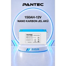 Pantec 150AH 12V Nano Karbon Jel Akü