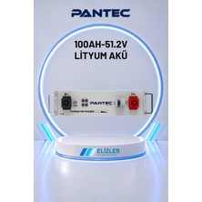 Pantec 100AH 51.2V Lifepo4 Lityum Akü