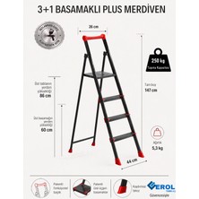 Erol Teknik Plus Merdiven 3 Basamaklı