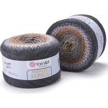 Yarnart Flowers Alpaca Renkli Akrilik El Örgü Ipi 440