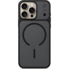 Mopal Tag Serisi Magsafe Özellikli iPhone 15 Pro Max Uyumlu Kamera Dönüşümlü Sert Kılıf