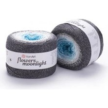 Yarnart Flowers Moonlight Renkli Koton Yazlık El Örgü Ipi 3251