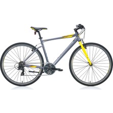 Carraro Sportive 321 V Fren 21 Vites 28 Jant Şehir Bisikleti Antrasit Sarı 44 Kadro