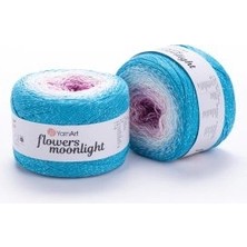Yarnart Flowers Moonlight Renkli Koton Yazlık El Örgü Ipi 3294