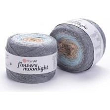 Yarnart Flowers Moonlight Renkli Koton Yazlık El Örgü Ipi 3268