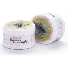Yarnart Flowers Moonlight Renkli Koton Yazlık El Örgü Ipi 3274