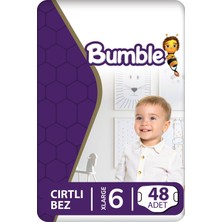 Bumble 6 Numara XLarge Bebek Bezi Eko Paket 48 Adet | 15 Kg