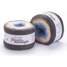 Yarnart Flowers Moonlight Renkli Koton Yazlık El Örgü Ipi 3287