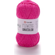 Yarnart Flowers Unicolor Fuşya Yazlık El Örgü Ipi 739