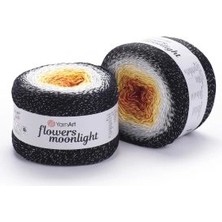Yarnart Flowers Moonlight Renkli Koton Yazlık El Örgü Ipi 3259