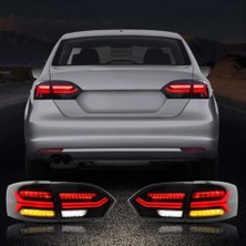 X Power Tuning Vw Jetta 2011.2014 Uyumlu Audi Dizayn Füme LED Stop