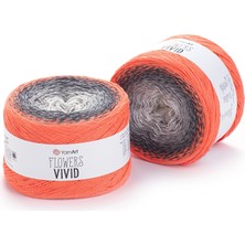 Yarnart Flowers Vivid Renkli Koton Yazlık El Örgü Ipi 503