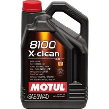 Motul 8100 X-Clean 5W40 4 Lt %100 Sentetik