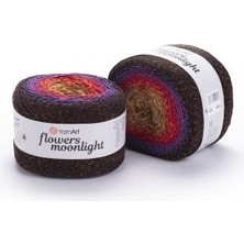 Yarnart Flowers Moonlight Renkli Koton Yazlık El Örgü Ipi 3265
