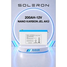 Soleron 200AH 12V Nano Karbon Jel Akü