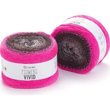 Yarnart Flowers Vivid Renkli Koton Yazlık El Örgü Ipi 501