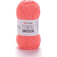 Yarnart Flowers Unicolor Narçiçeği Yazlık El Örgü Ipi 736