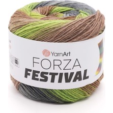 Yarnart Forza Festival Renkli Yün El Örgü Ipi 2910