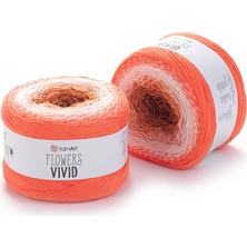 Yarnart Flowers Vivid Renkli Koton Yazlık El Örgü Ipi 512