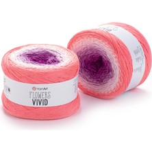 Yarnart Flowers Vivid Renkli Koton Yazlık El Örgü Ipi 511