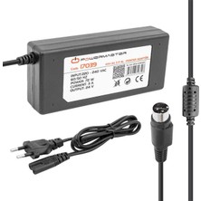 Zibox Powermaster PM-17039 24 Volt - 3 Amper - 72 Watt 3 Pinli Plastik Kasa Masaüstü Printer Adaptör