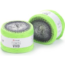 Yarnart Flowers Vivid Renkli Koton Yazlık El Örgü Ipi 504