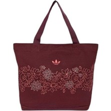 Orevio Lace Tote Bag Omuz Çantası-En: 51 Cm, Boy: 39,5 cm KW9204 Kırmızı