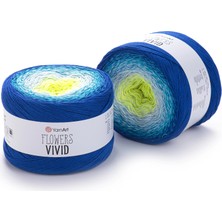 Yarnart Flowers Vivid Renkli Koton Yazlık El Örgü Ipi 510