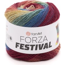 Yarnart Forza Festival Renkli Yün El Örgü Ipi 2904