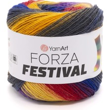 Yarnart Forza Festival Renkli Yün El Örgü Ipi 2909