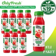Only Fresh %100 Cold-Pressed Karpuz Suyu 250ML x 8 Adet