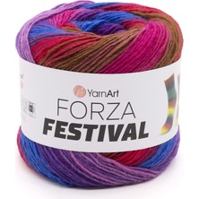 Yarnart Forza Festival Renkli Yün El Örgü Ipi 2911