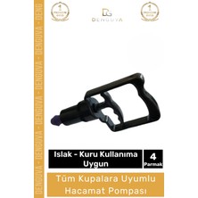 Denguva Özel Üretim Tüm Kupalara Uyumlu 2 Parmak Islak Kuru Kullanıma Uygun Dayanıklı Hacamat Pompası