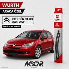 Citroen C4 Hb 2005–2009 Würth Ön Silecek Takımı 700 + 600 mm