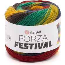 Yarnart Forza Festival Renkli Yün El Örgü Ipi 2912