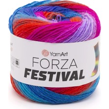 Yarnart Forza Festival Renkli Yün El Örgü Ipi 2913