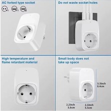 Eco Port Tekli Yüksek Voltaj Korumalı Duvar Prizi 2x Type-C 1x USB Çıkışlı Priz Grup Priz Çoğaltıc�