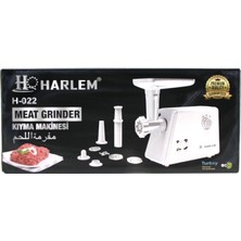 Eco Port Harlem Gurme H-020-022 Beyaz Elektrikli Et Kıyma Makinesi 2200W (5580) Abc