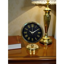 Çetiner Group Prestige Gold Roma 25 x 20 cm Metal Masa Saati