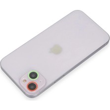Eco Port Apple Iphone 13 Mini Renkli Kamera Lens Koruma Cam - Yeşil-Pembe Abc