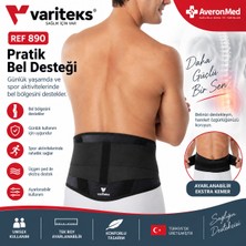 Variteks Ref 890 Pratik Bel Desteği Üçgen Pedli Ayarlanabilir