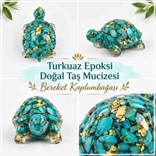 Best Bioenerji Taş Terapi Turkuaz Taşlı Kaplumbağa – Bereket ve Bolluk Sembolü