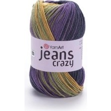 Yarnart Jeans Crazy Renkli Amigurumi Ipi 8220