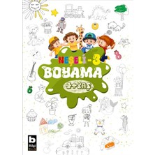 Bilgi Yayınevi Bilgi Neşeli Boyama 4 + Yaş 3. Kitap