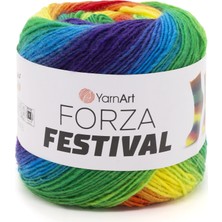 Yarnart Forza Festival Renkli Yün El Örgü Ipi 2914