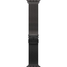 Apple 49MM Siyah Titanyum Milanese Halkalı Gözlük - Büyük Boy - Outlet